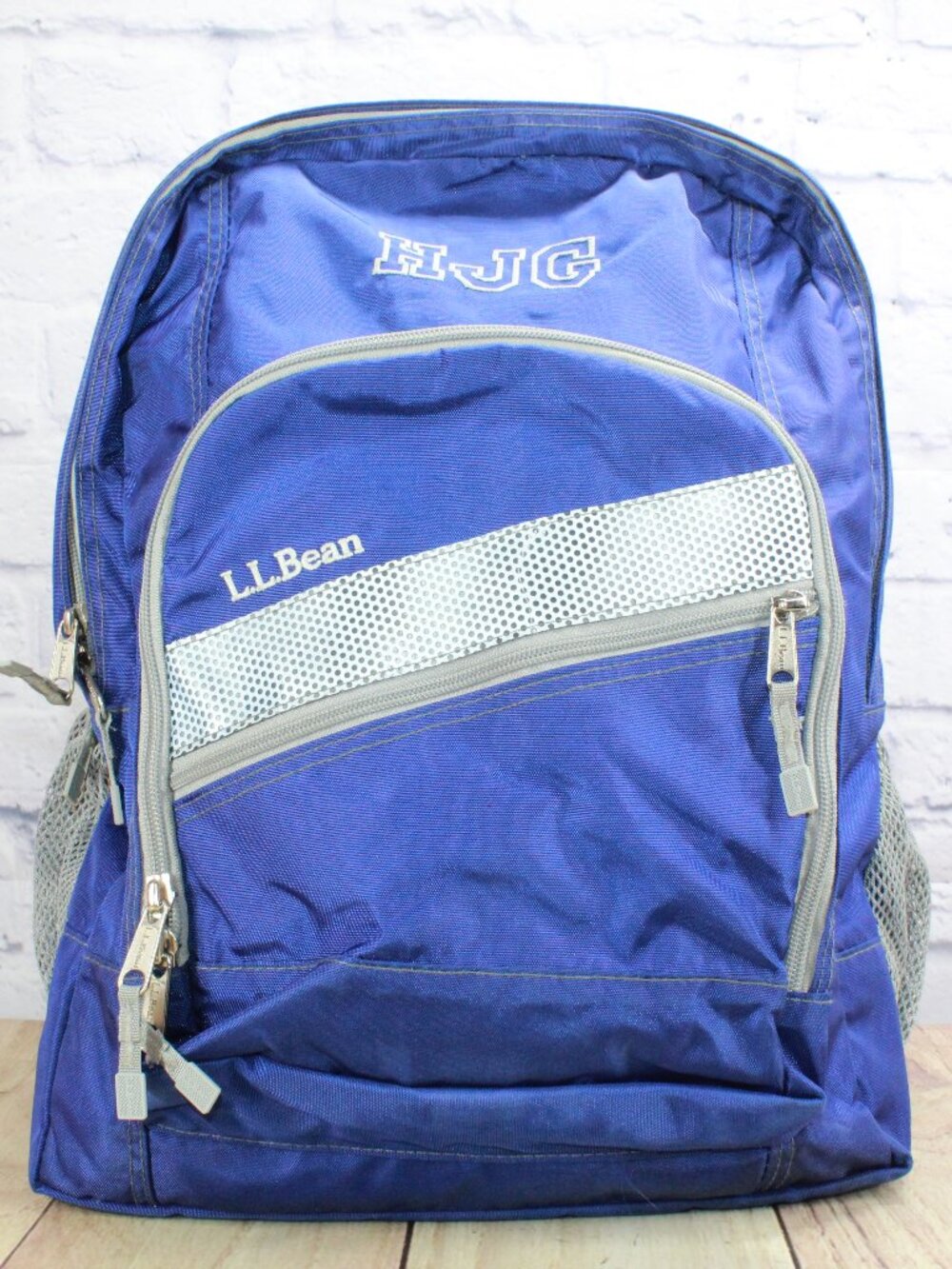 LL Bean Unisex Adult Deluxe Book Pack 37L School Backpack Summer Camp Blue